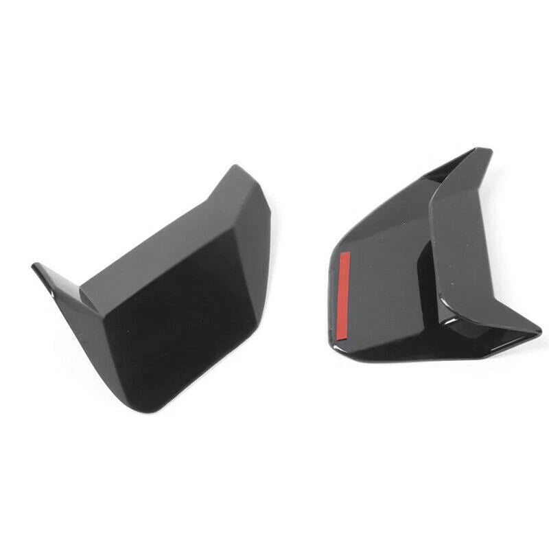 Smoked Black Tail Light Lamp Decoration Cover Trim Bezels for Ford Mustang 2018+