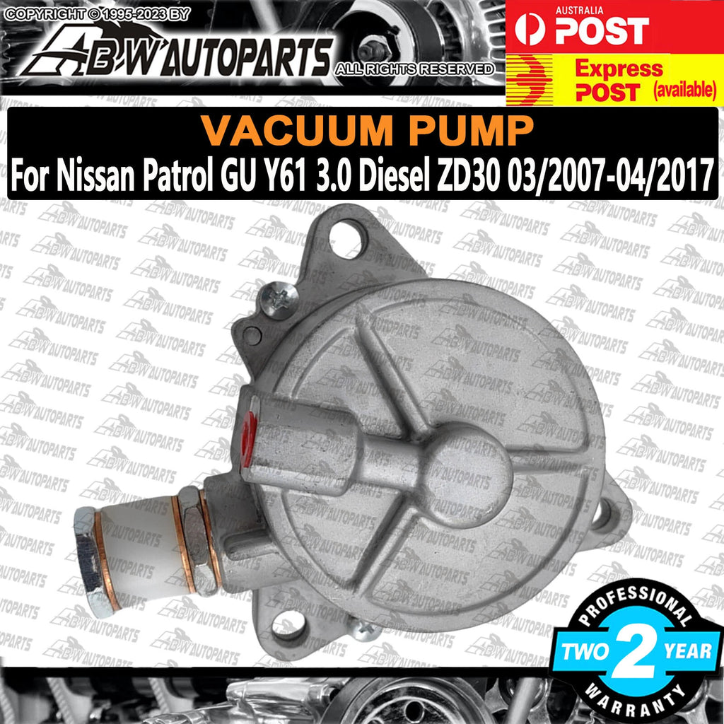 Vacuum Pump fits Nissan Patrol GU Y61 3.0 Diesel ZD30 2007-2017 14650-VS40B