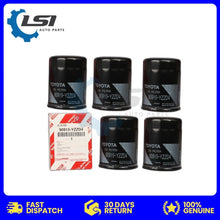 Load image into Gallery viewer, 5 X Genuine Toyota Filter 90915-YZZD4 for Hilux Landcruiser and Prado V6 V8