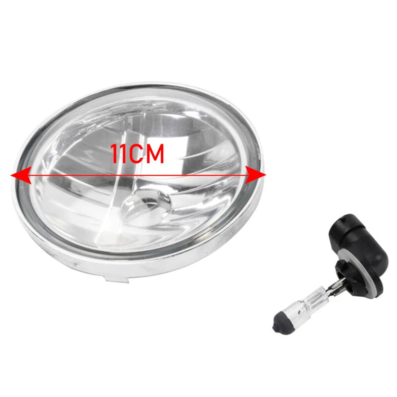 2pcs 4.5'' Amber LED Passing Light Fog Lamp For Harley Motorcycle Universal ST