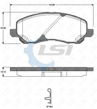Load image into Gallery viewer, Front Brake Pad and Disc Rotor for Mitsubishi Lancer CJ CF Aspire VRX 08-16