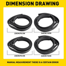 Load image into Gallery viewer, Door Window Seal Channel Kit for Toyota LandCruiser 80 Series