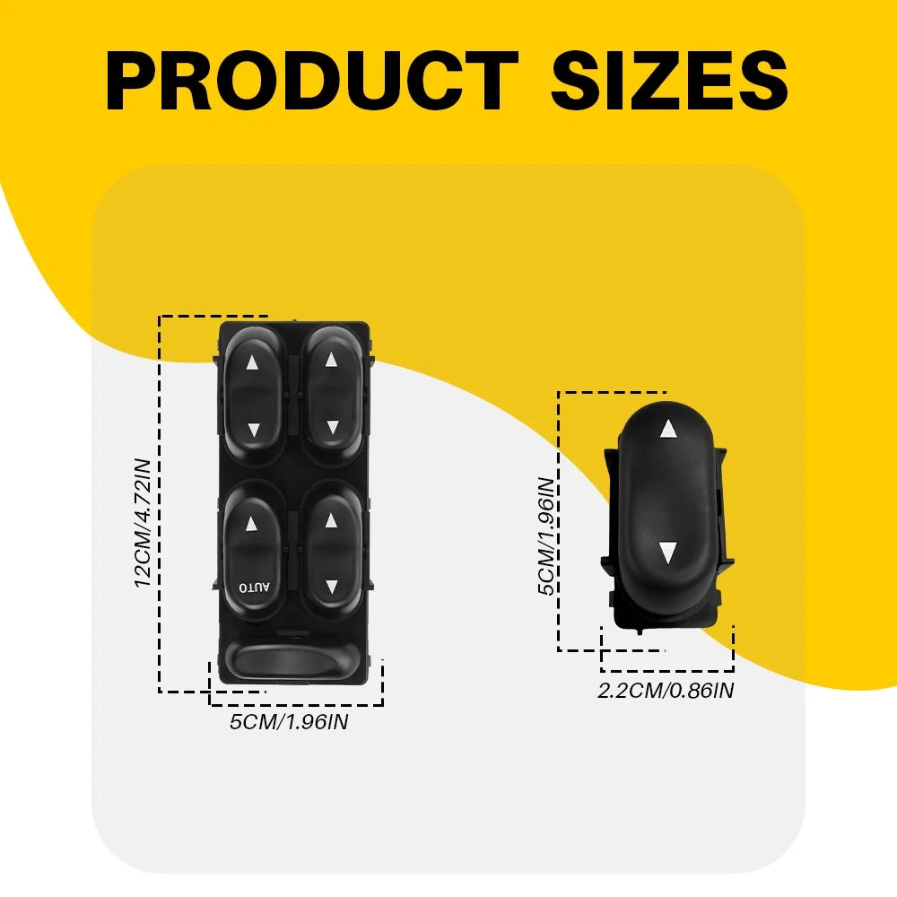 Set Master Power Window Switch + 3 Single For Ford Fairmont AU Fairlane NU 98~02