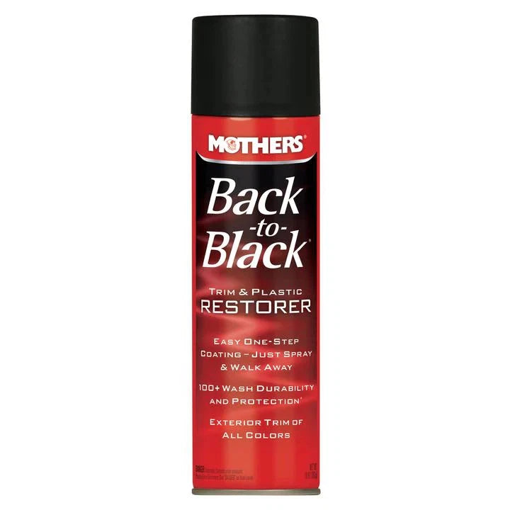 Mothers Naturally Black Trim & Plastic Restorer Aerosol 283g