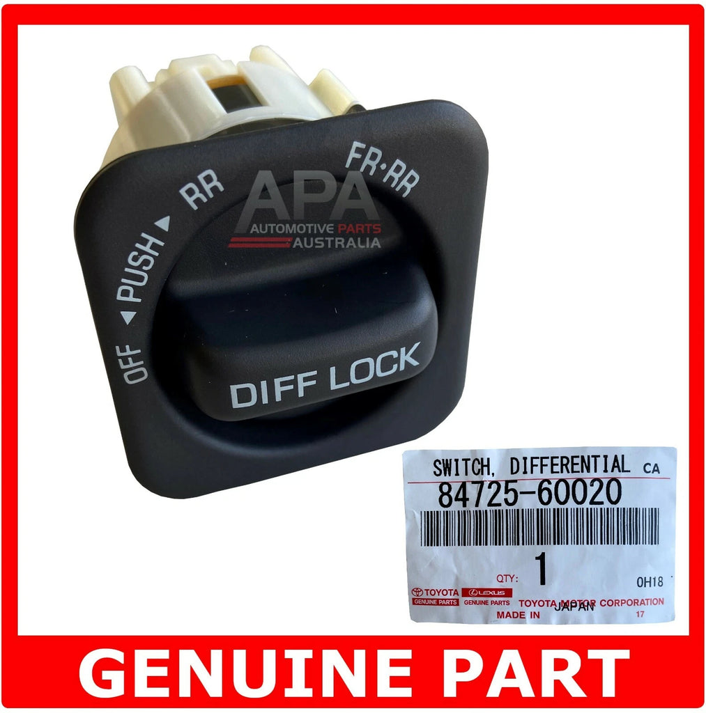 GENUINE Toyota LandCruiser Differential Diff Lock E Locker Switch Front & Rear