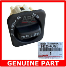 Load image into Gallery viewer, GENUINE Toyota LandCruiser Differential Diff Lock E Locker Switch Front &amp; Rear