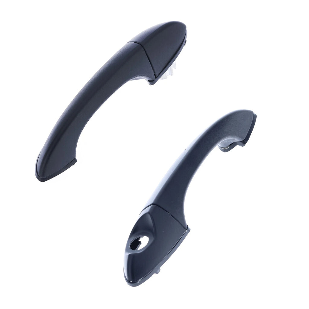 Set of 2 FRONT Left & Right Door Handle Outer Black for BMW X5 E53 2000 - 07