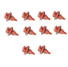 Load image into Gallery viewer, 10pcs Orange Fender Guard Wheel Flare Panel Trim Clip For Toyota 75397-35010