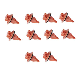 10pcs Orange Fender Guard Wheel Flare Panel Trim Clip For Toyota 75397-35010