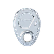 Load image into Gallery viewer, Aeroflow AF1827-2000 Timing Cover Chrome Steel Inc Gaskets And Seals Fits SBC