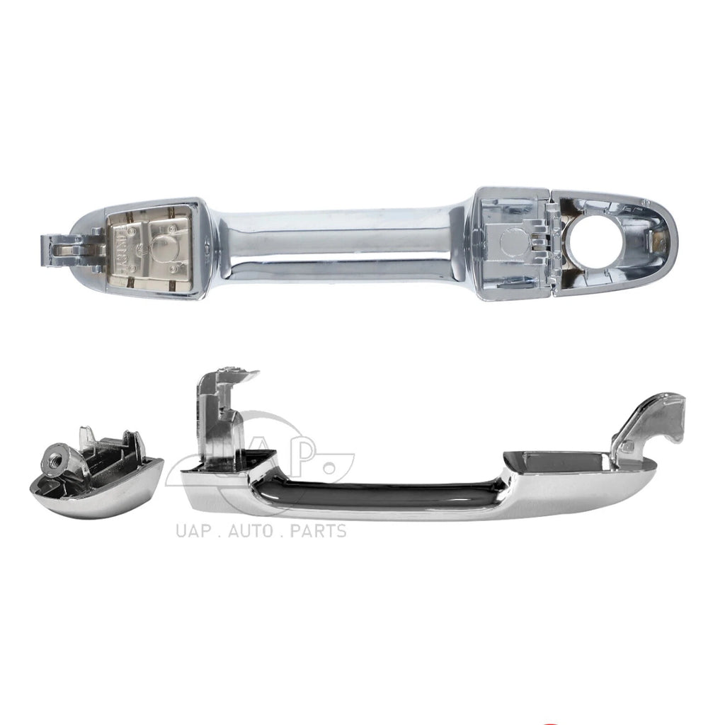 2pc Front Left & Right Outer Door Handle Chrome For Hyundai i20 PB 2009-15