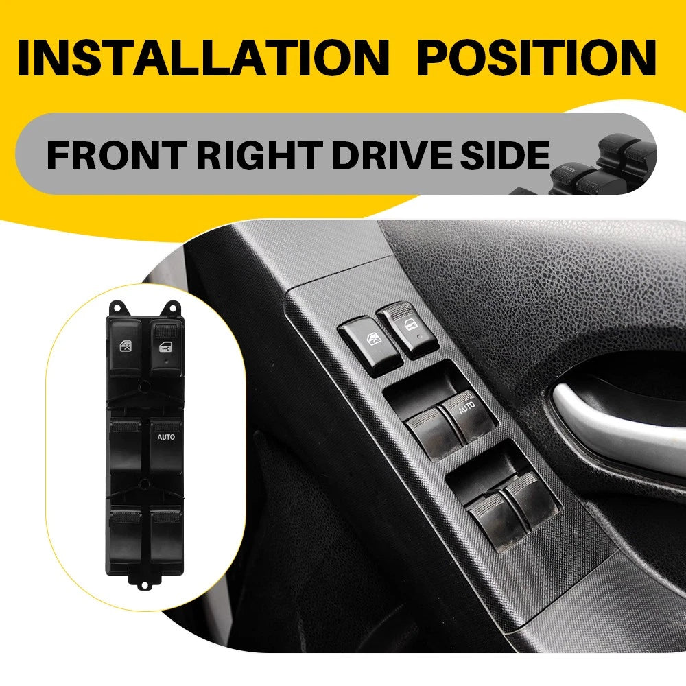 for ISUZU 4 Door DMAX MU-X 2012~2020 Master Power Window Switch Driver Control