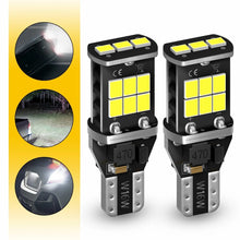 Load image into Gallery viewer, 2x White Canbus Free T15 W16W 15SMD Canbus 2835 ERROR FREE LED Turn Signal Light