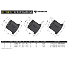 Load image into Gallery viewer, Whiteline Differential Pinion Mount Kit KDT982