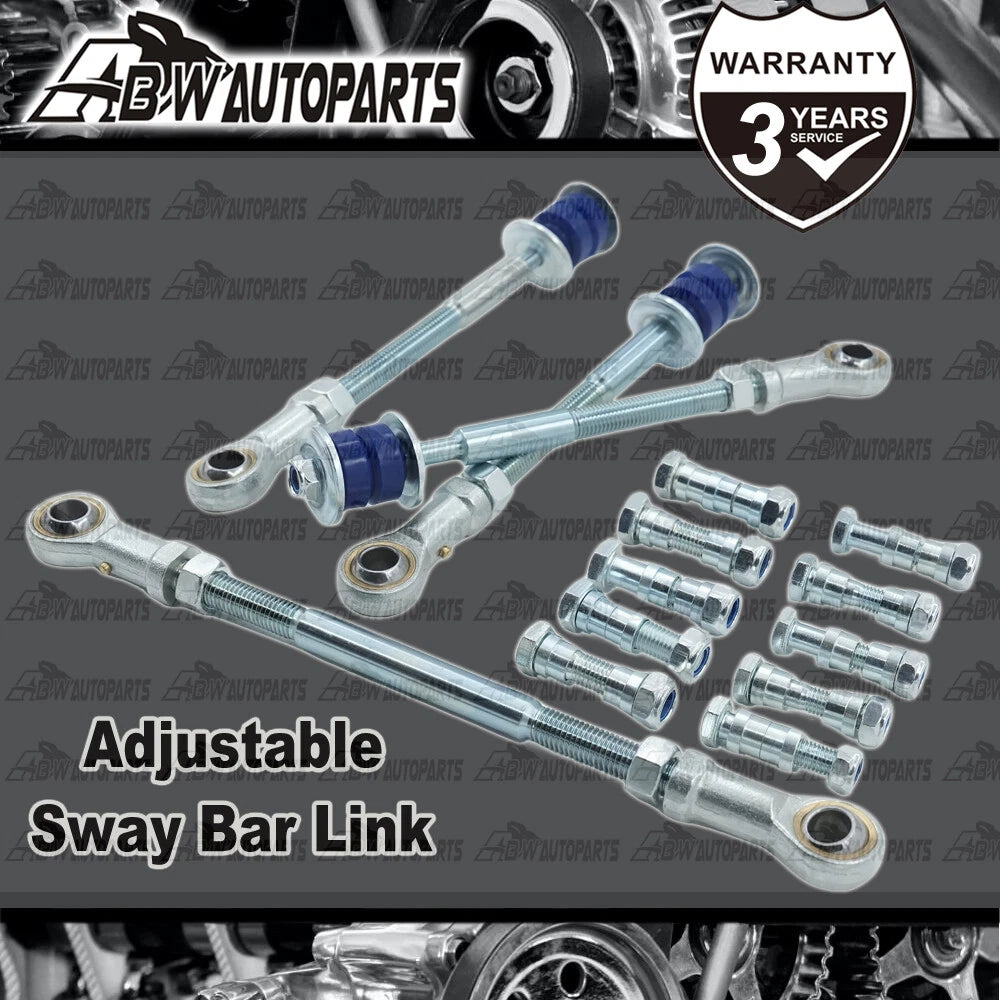 4x Heavy Duty Extended Sway Bar Link For Nissan Patrol GU Y61 2 inch lift 4"