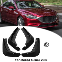 Load image into Gallery viewer, 4X Black Car Mud Flap Splash Guard Fender Mudguard Mudflap For Mazda 6 2013-2021
