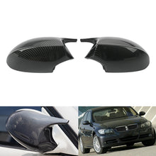 Load image into Gallery viewer, 2x For BMW E90 E92 E93 PRE-LCI 05-07 Carbon Look Rear View Mirror Cover Cap ST