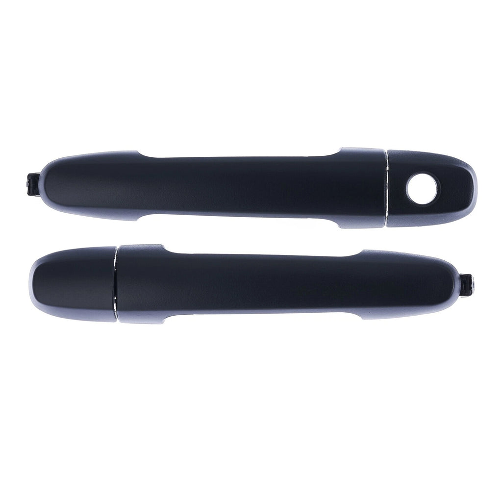 Door Handle Outer for Toyota Hilux 05-15 Set of 2 Textured Black FRONT LH+RH