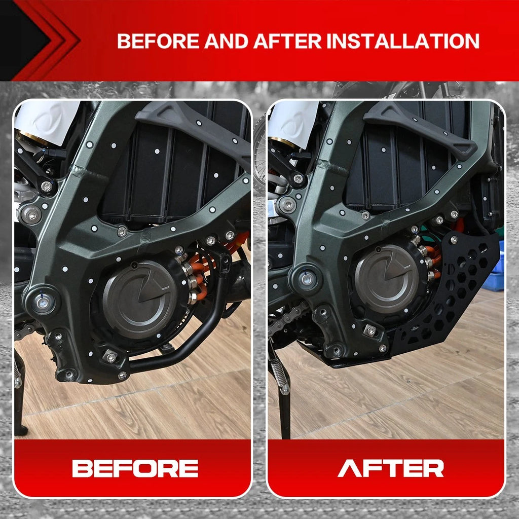 For Sur-ron Ultra Bee 2023 Dirt Bike Skid Glide Plate Sump Frame Guard Protector