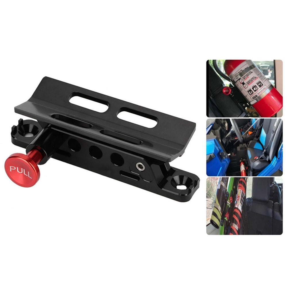 Aluminum Car Adjustable Fire Extinguisher Mount Bracket for Polaris Can Am UTV A