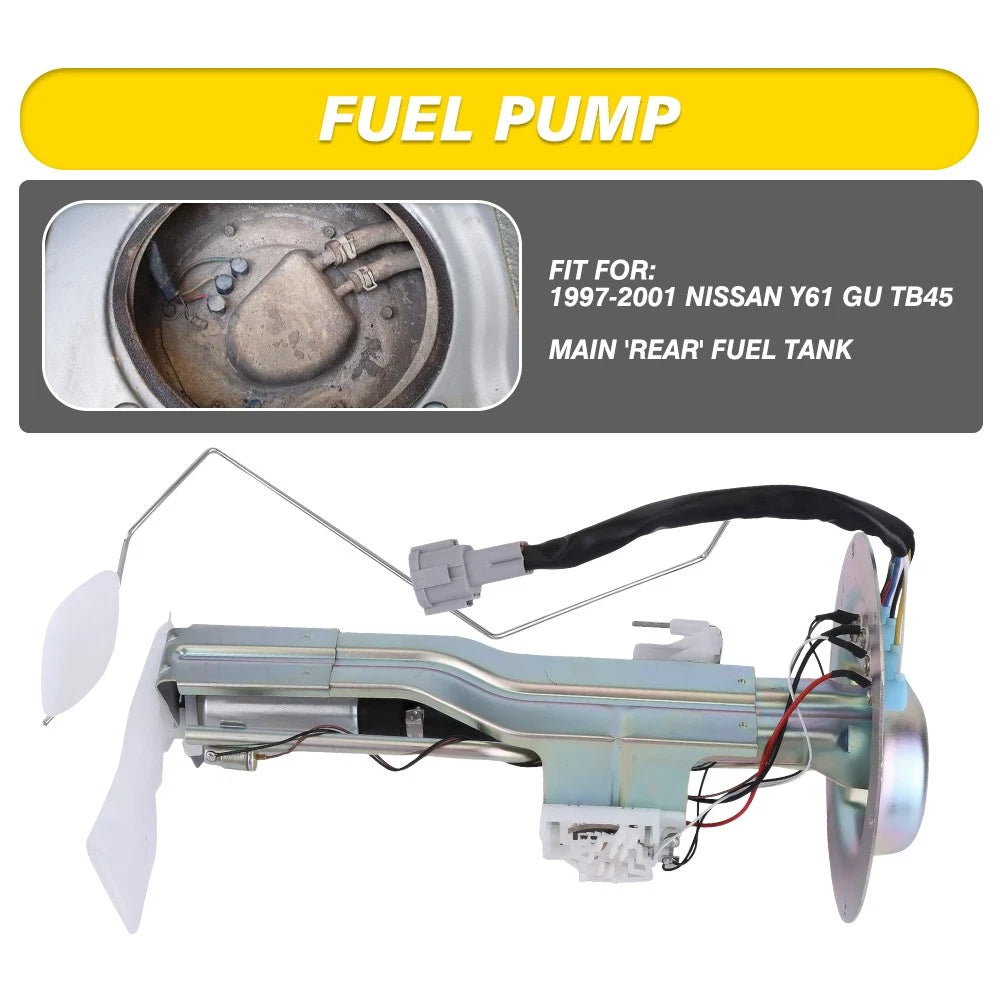 Fuel Sender Unit With Fuel Pump for Patrol Nissan Y61 GU TB45E 4.5L Petrol 97-01