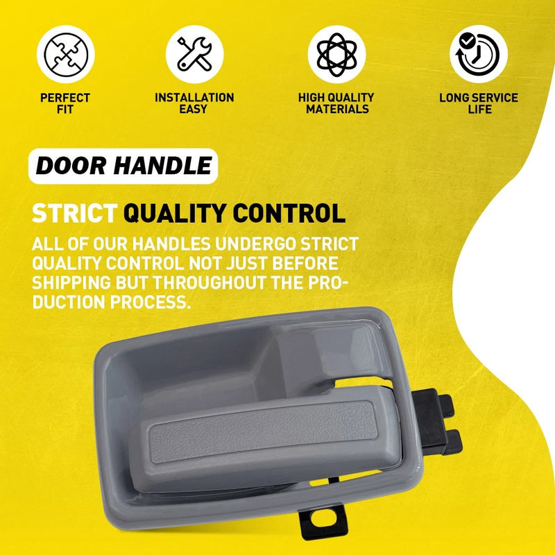 RH Inner Door Handle Front/Rear Grey for Holden Rodeo TF 1988-2003