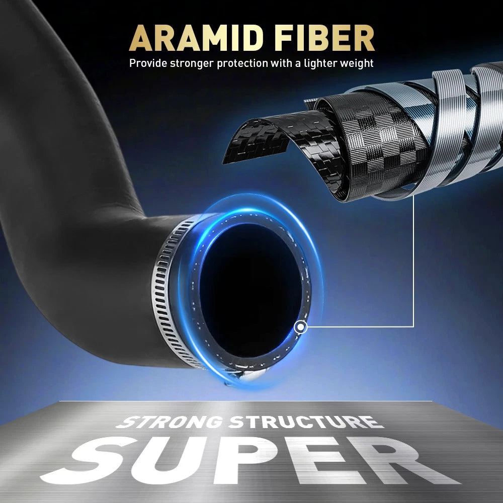 2x Turbo Intercooler Hose Cold Side For Nissan Navara D40 Pathfinder R51 2010 AU