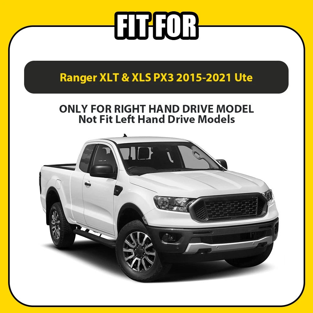 Non Slip Dash Mat For Ford Ranger PX2 PX3 MK3 XLT XL XLS+Coin 15-21 Tray BLACK A