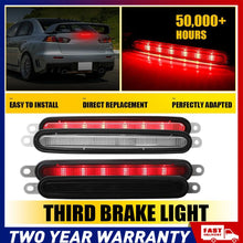 Load image into Gallery viewer, Smoked Clear For Mitsubishi Lancer 2008-2016 High Mount Brake Stop Tails NEWA
