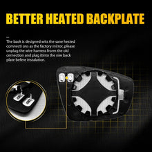 Load image into Gallery viewer, Left side mirror glass For VW POLO SERIES VI 05/10-09/17 HEATED Convex base