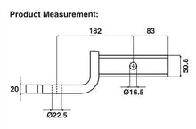Load image into Gallery viewer, Towbar Hitch Ball Mount 50mm Tow Bar Tongue 2.5" Drop Heavy Duty 3T Trailer