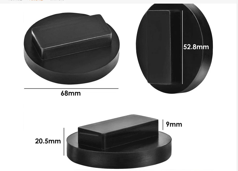 2Pcs Rubber Jacking Point Jack Pad Adapter For BMW 3 4 5 Series E46 E90 E39 E60