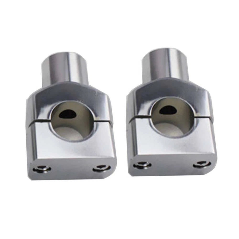 1" Motorcycle Handlebar Handle Bar Adapter Risers Clamp Mounts For Harley Fatboy