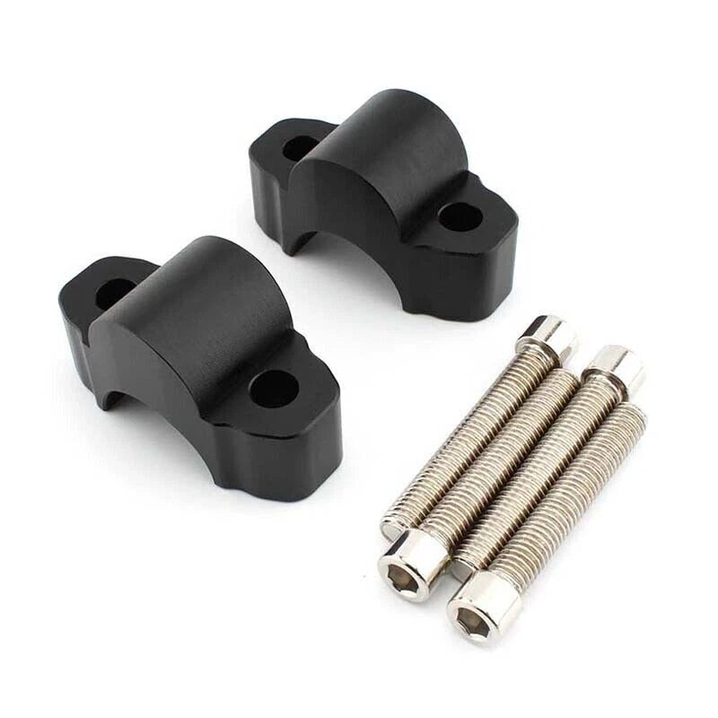 Black Handlebar Risers Clamp Mount Riser For Yamaha Tenere 700 XTZ 700 2019-2202