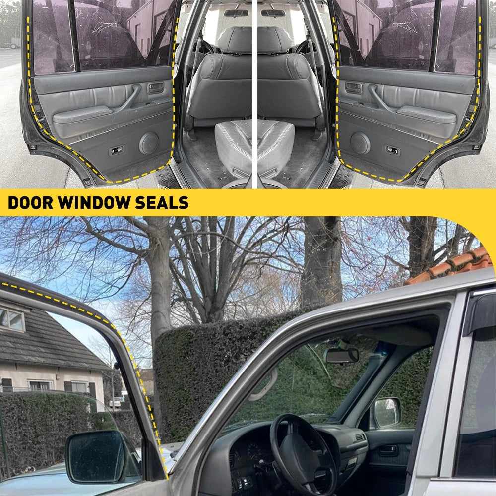 Door Window Seal Channel Kit for Toyota LandCruiser 80 Series