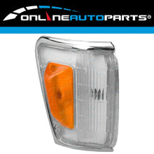 Load image into Gallery viewer, Pair Chrome Trim Corner Indicator Park Lights for Toyota Hilux 4WD Set 1988~1991