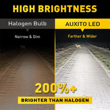 Load image into Gallery viewer, AUXITO H4 LED Headlight Globes Kit Beam H/Low 20000LM Super Bright Plug &amp; Play
