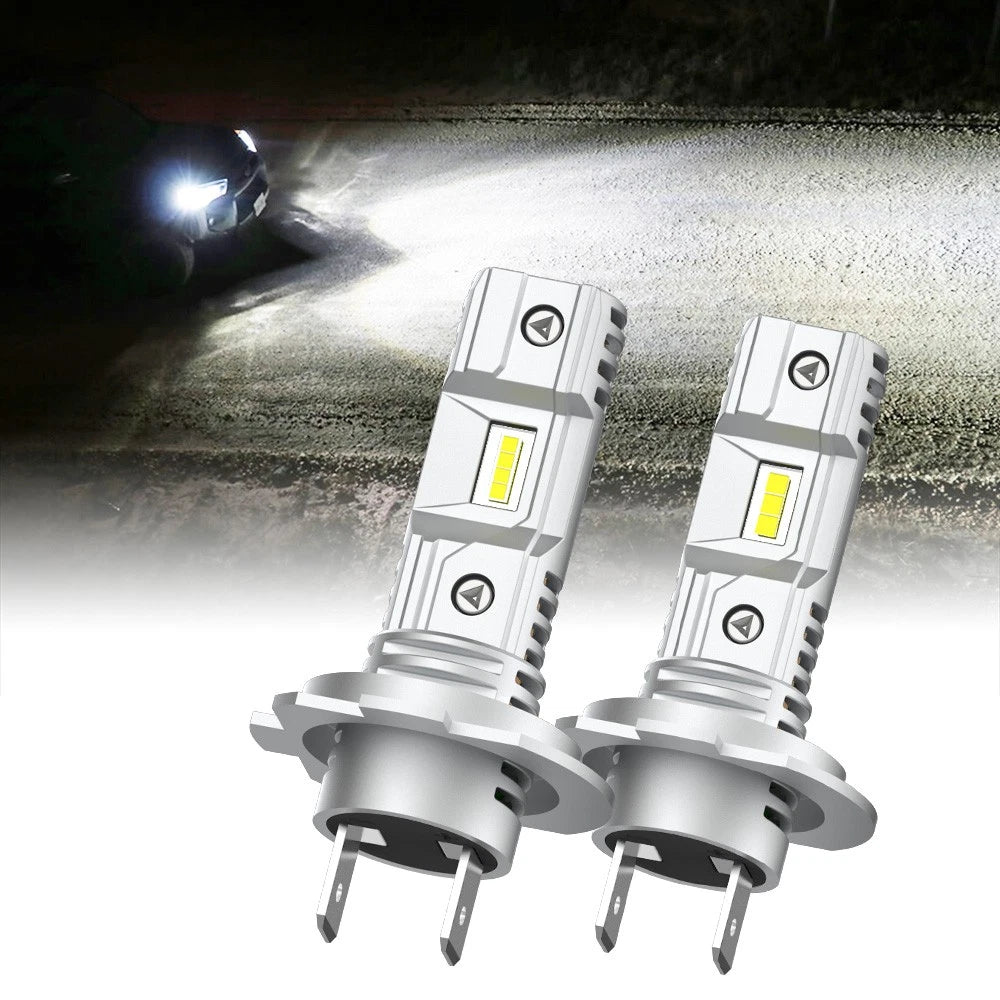 500%+ Brighter H7 LED Light Car Lamp Globes Headlight Bulb High Low Beam 6500K
