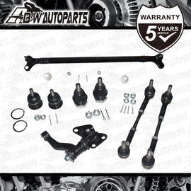 8PCS Tie Rod End Ball Joint Idler Arm Center Rod for Nissan Navara D22 1997-2016