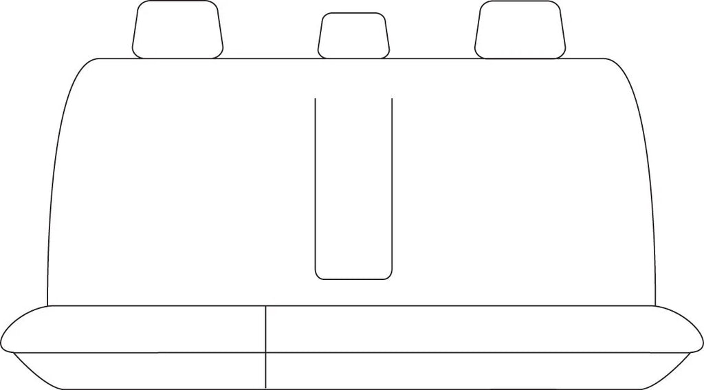 Sperling Tradies Canvas Rear Grey Seat Covers Suits Hilux 2015-On RM5029TRG