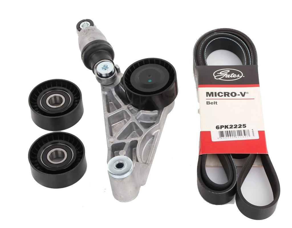 Drive Belt Tensioner and Pulley Kit For Jeep Wrangler JK JL 3.6L ERB 2012-Onward