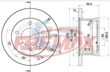 Load image into Gallery viewer, Fremax Rear Brake Disc Rotors 272mm for Mercedes Sprinter W902 208CDI