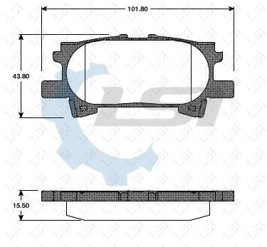 Rear Brake Pads and Rotors Set for Lexus RX350 3.5L 6 Cyl GSU35 2006-09