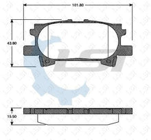 Load image into Gallery viewer, Rear Brake Pads and Rotors Set for Lexus RX350 3.5L 6 Cyl GSU35 2006-09