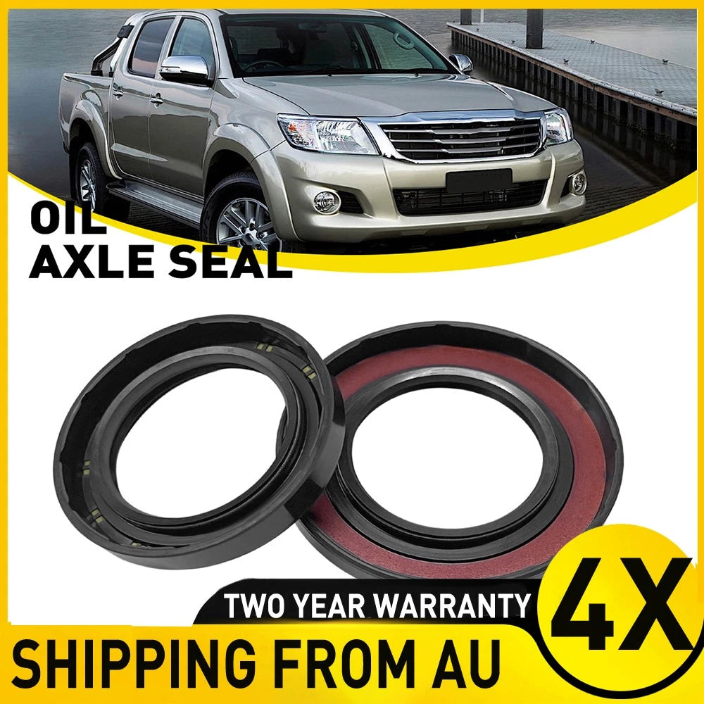 4x Front Inside Axle Drive Shaft Oil Seal FOR Hilux KUN26R 10-14 90311T0035