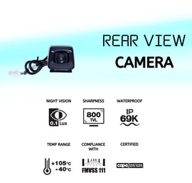 Tailgate Backup Reverse Camera Kit With 8m Cable for Toyota Hilux 2005 - 2015