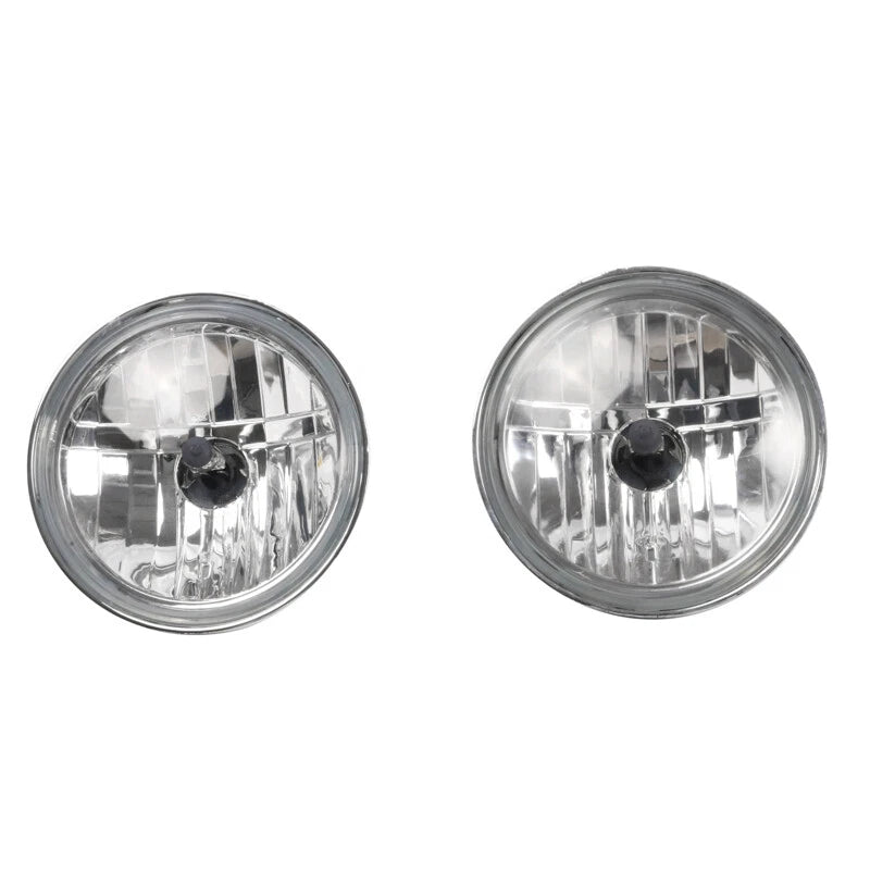 2pcs 4.5'' Amber LED Passing Light Fog Lamp For Harley Motorcycle Universal ST