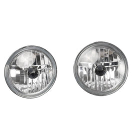2pcs 4.5'' Amber LED Passing Light Fog Lamp For Harley Motorcycle Universal ST