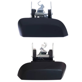 Door Handle Outer for Nissan Pathfinder R51 05-13 Set 2 Primed Black REAR LH+RH