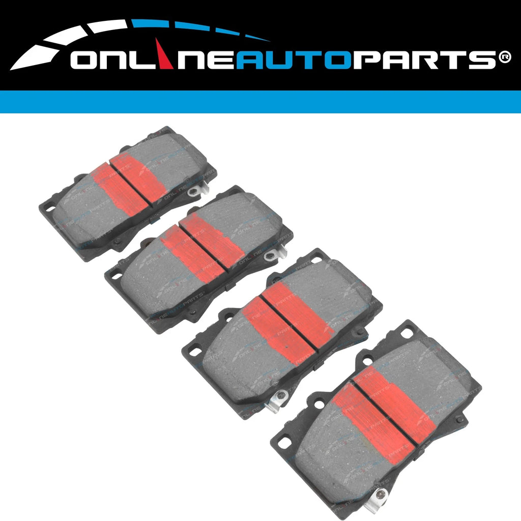 4x4 Front Disc Brake Pads for Lexus LX470 V8 LX450 1998-2007 UZJ100-R New Set